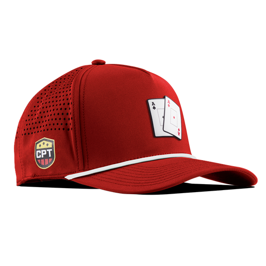 CPT Aces Curved 5 Panel Rope Red
