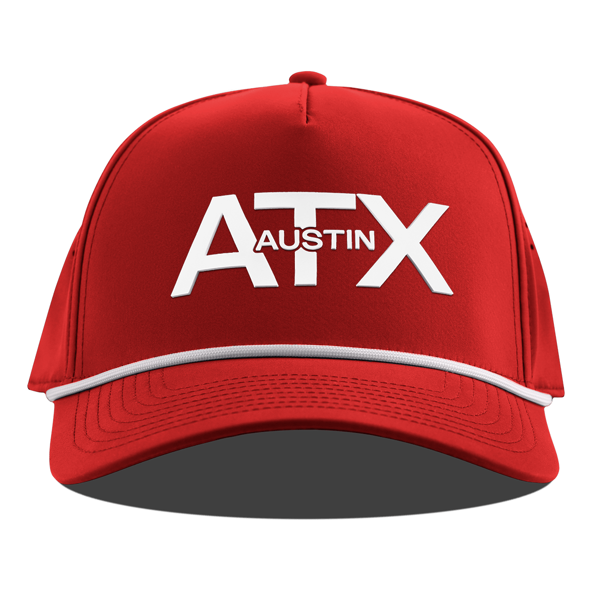 City Block Austin Curved 5 Panel Rope Red