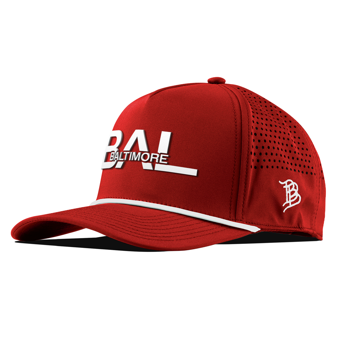 City Block Baltimore Curved 5 Panel Rope Red
