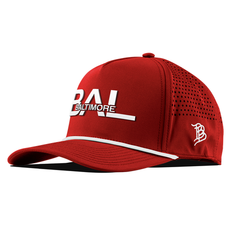 City Block Baltimore Curved 5 Panel Rope Red