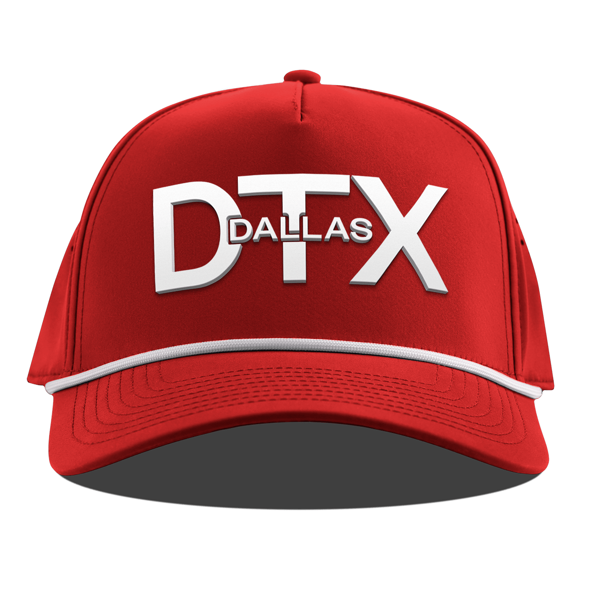 City Block Dallas (DTX) Curved 5 Panel Rope Red