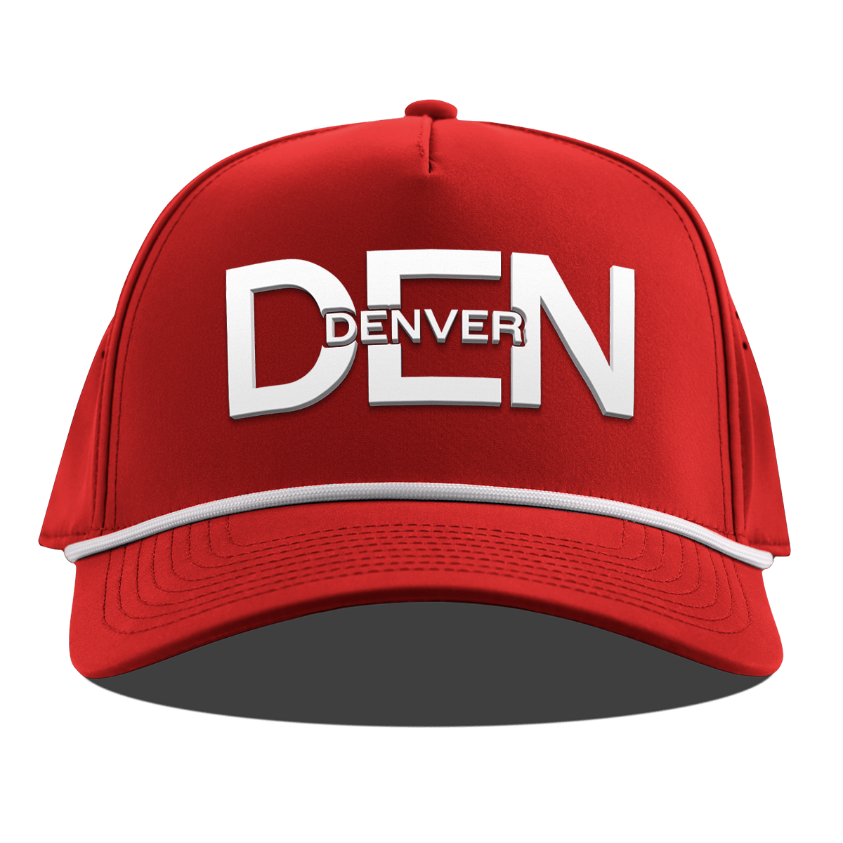 City Block Denver Curved 5 Panel Rope Red