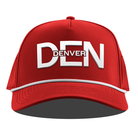 City Block Denver Curved 5 Panel Rope Red
