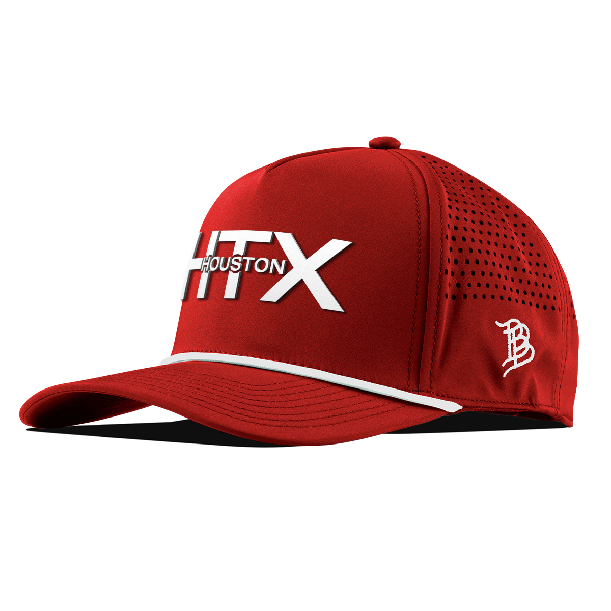 City Block Houston (HTX) Curved 5 Panel Rope Red