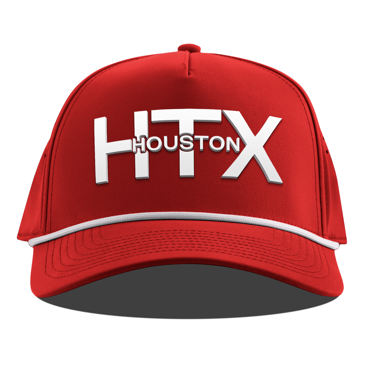 City Block Houston (HTX) Curved 5 Panel Rope Red