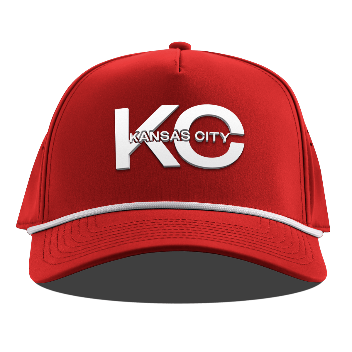 City Block Kansas City Curved 5 Panel Rope Red