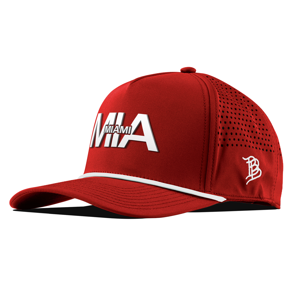 City Block Miami Curved 5 Panel Rope Red