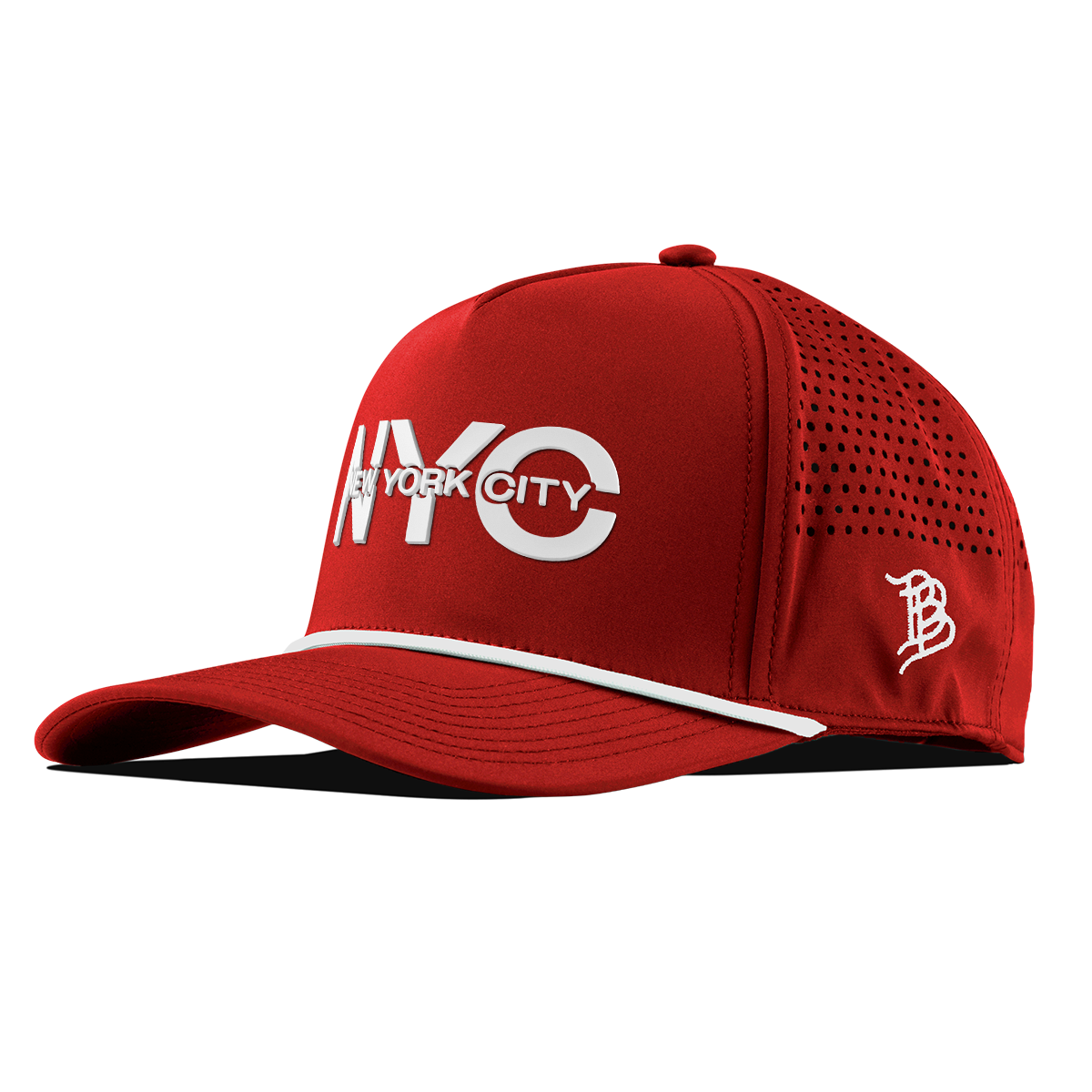 City Block New York Curved 5 Panel Rope Red