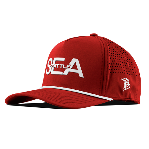 City Block Seattle Curved 5 Panel Rope Red