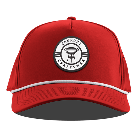 Cookout Craftsman Curved 5 Panel Rope Red
