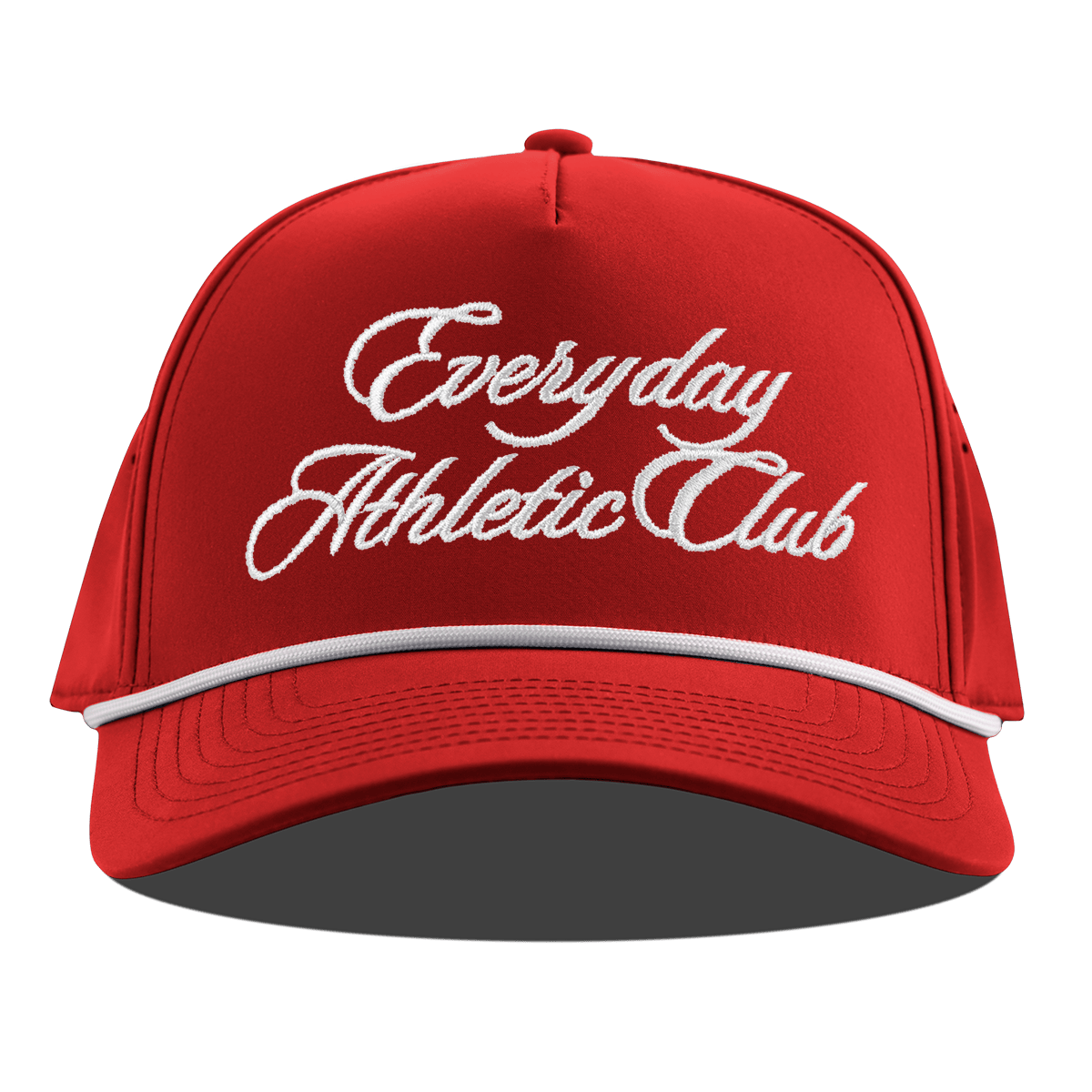 Everyday Athletic Club Curved 5 Panel Rope Red