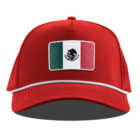 Fiesta Flag Curved 5 Panel Rope Red