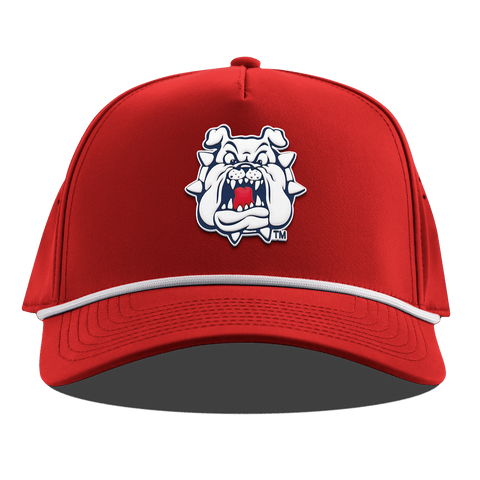 Fresno State University "Fresno State Bulldogs" Curved 5 Panel Rope Red