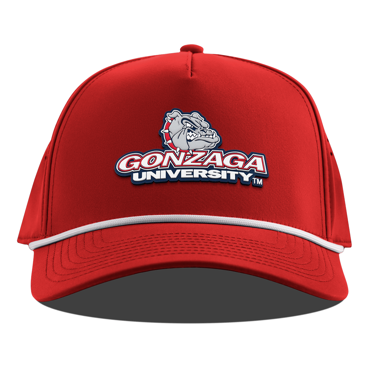 Gonzaga University "Gonzaga Team Logo" Curved 5 Panel Rope Red