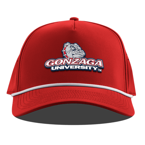 Gonzaga University "Gonzaga Team Logo" Curved 5 Panel Rope Red
