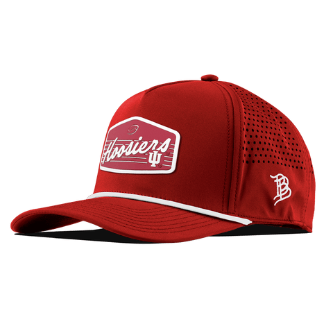 Indiana University "Hoosiers Football" Curved 5 Panel Rope Red