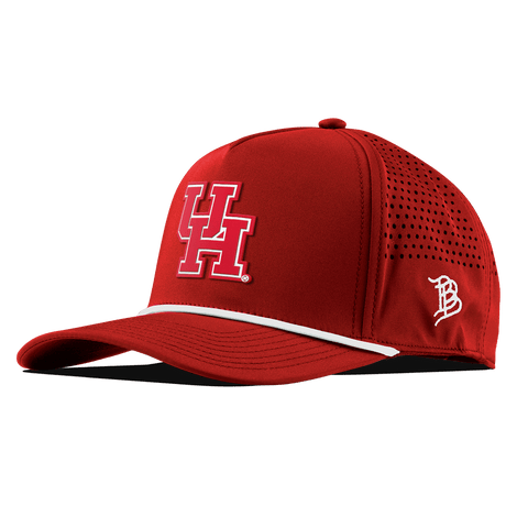 University of Houston "Houston Block" Curved 5 Panel Rope Red