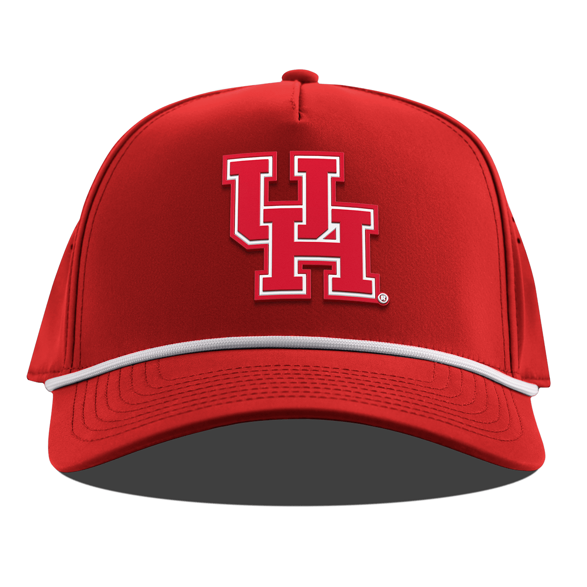 University of Houston "Houston Block" Curved 5 Panel Rope Red