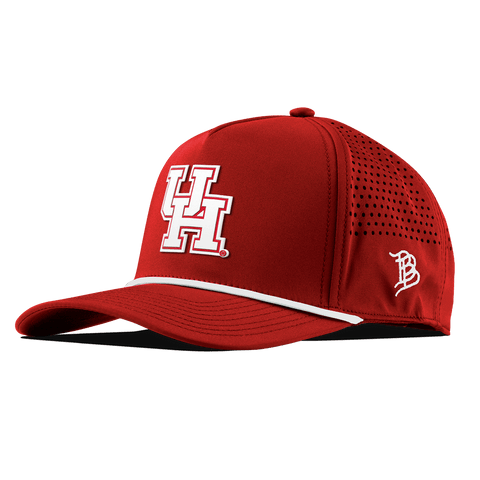 University of Houston "Houston Block" Curved 5 Panel Rope Red