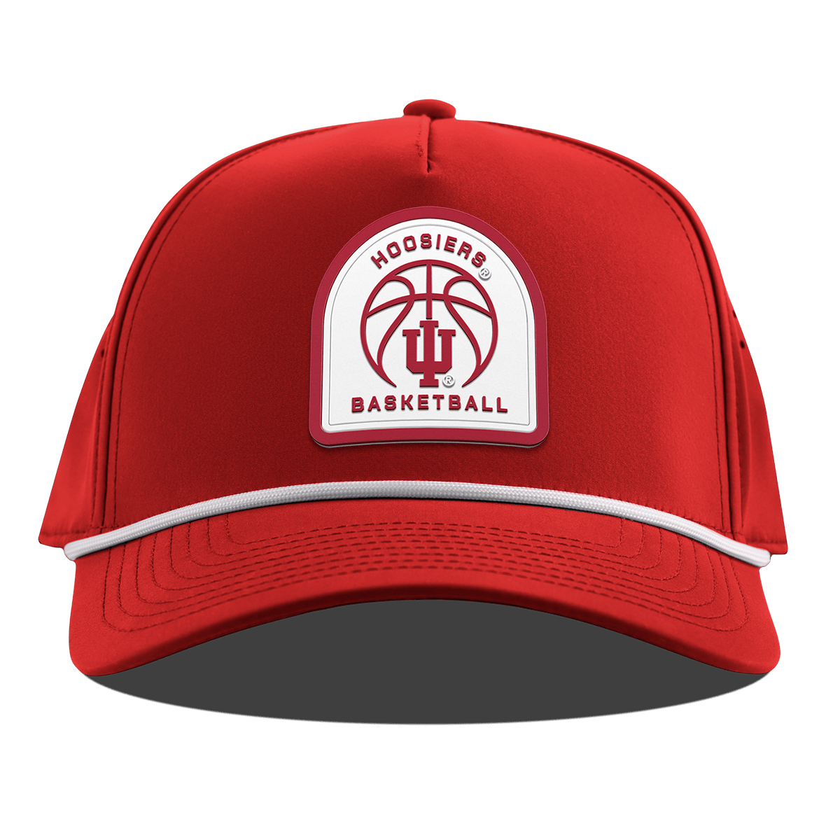 Indiana University "Indiana Basketball" Curved 5 Panel Rope Red
