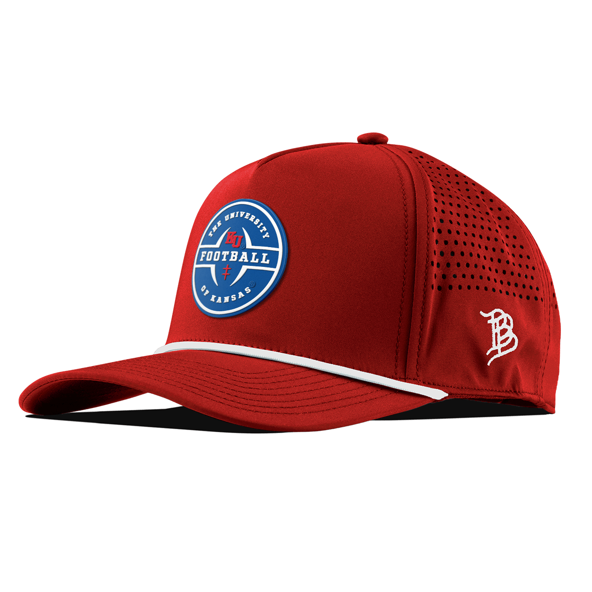 University of Kansas "Kansas Football Legacy" Curved 5 Panel Rope Red