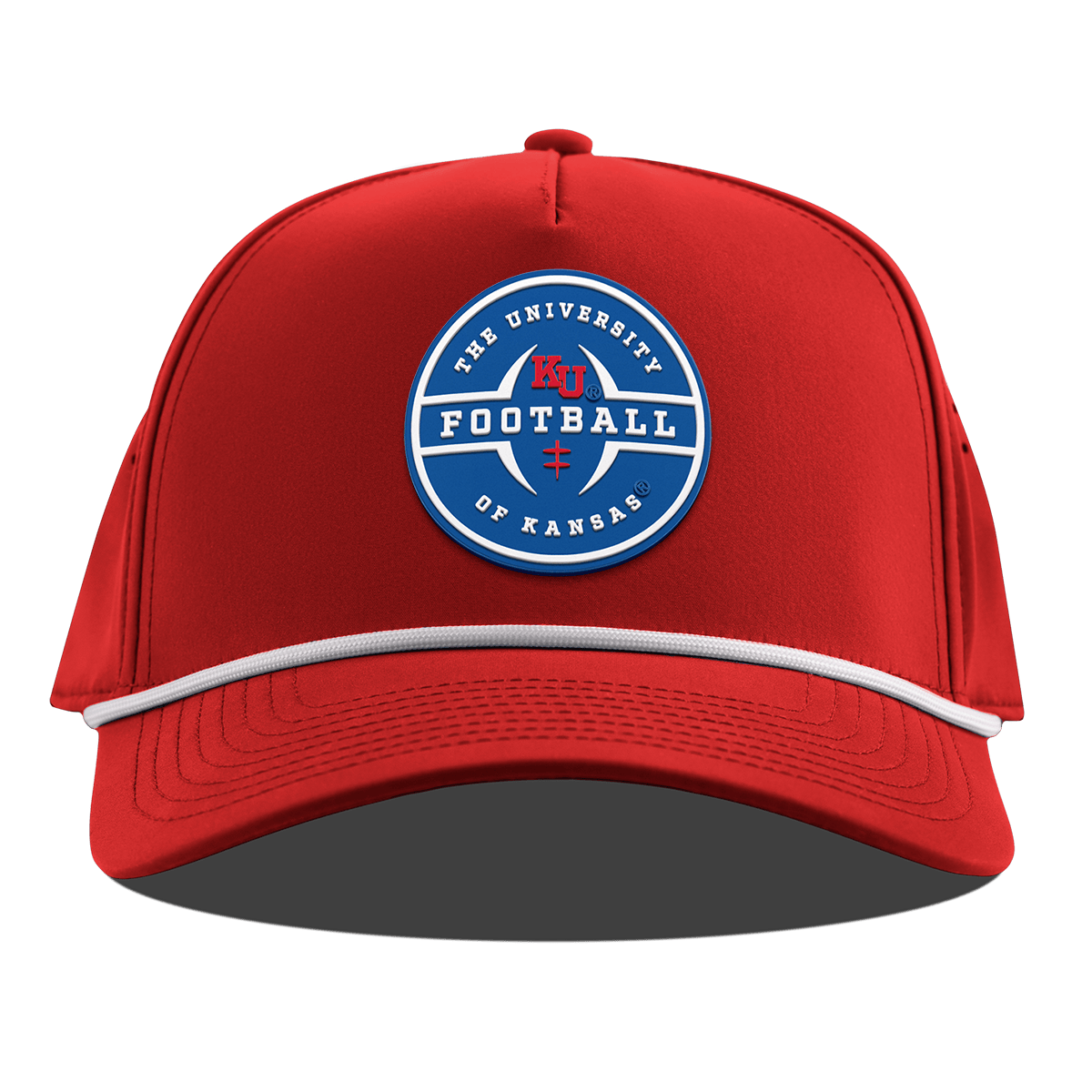University of Kansas "Kansas Football Legacy" Curved 5 Panel Rope Red
