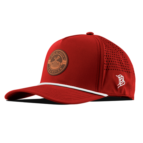 King of Coals Curved 5 Panel Rope Red