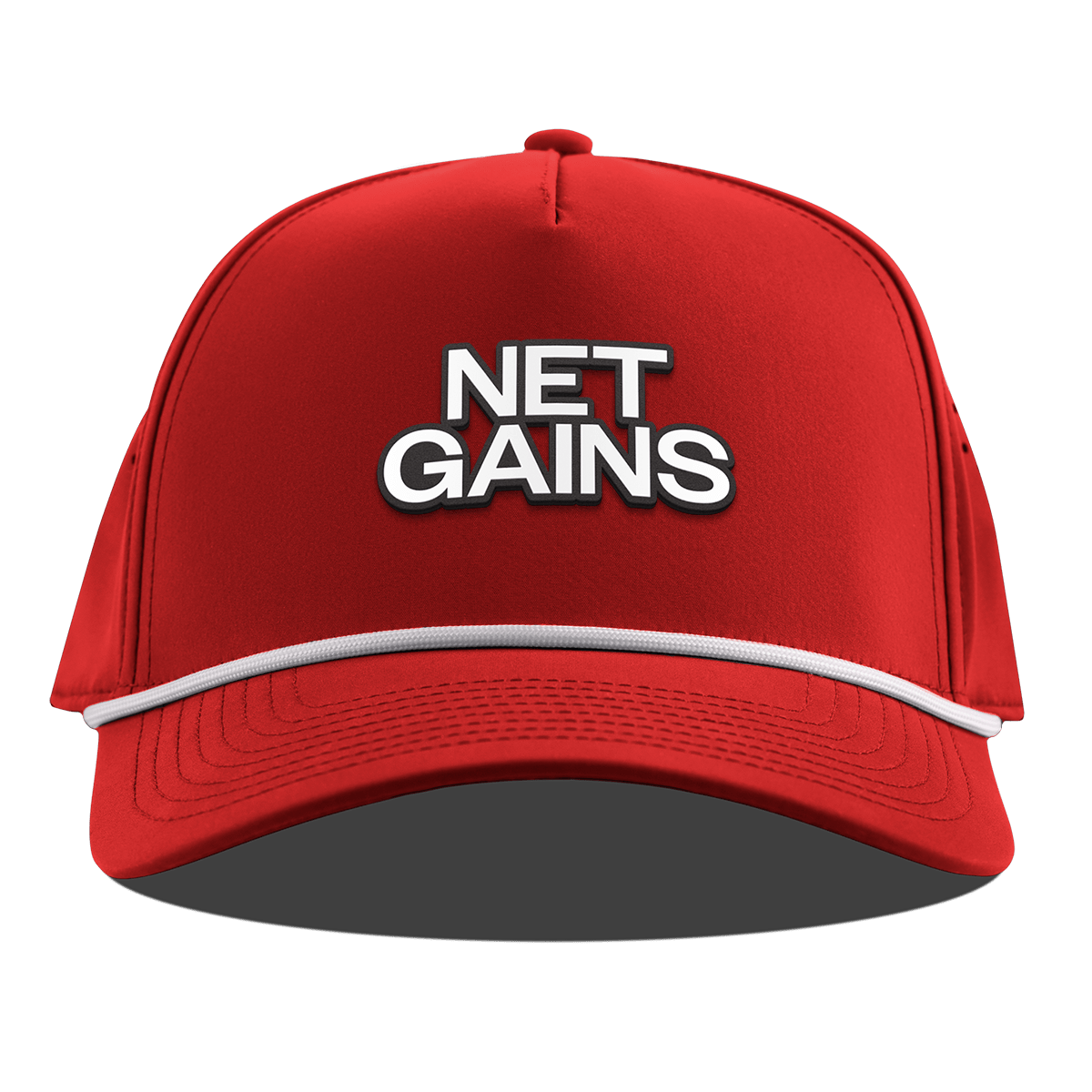 Net Gains Curved 5 Panel Rope Red