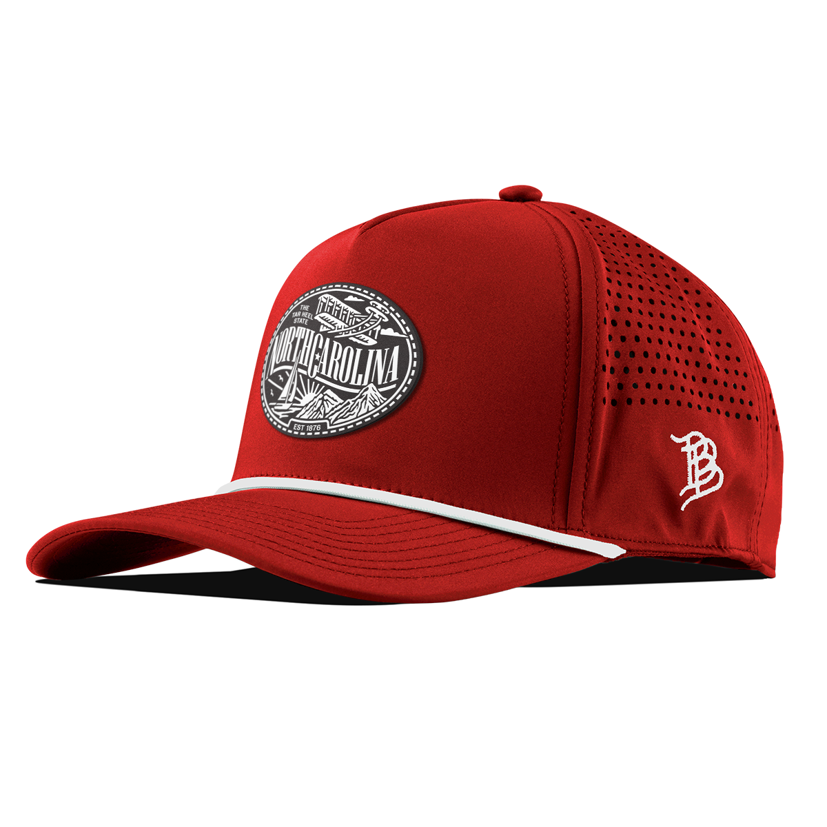 North Carolina Traveler Curved 5 Panel Rope Red