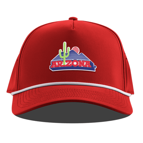 University of Arizona "OG Arizona" Curved 5 Panel Rope Red