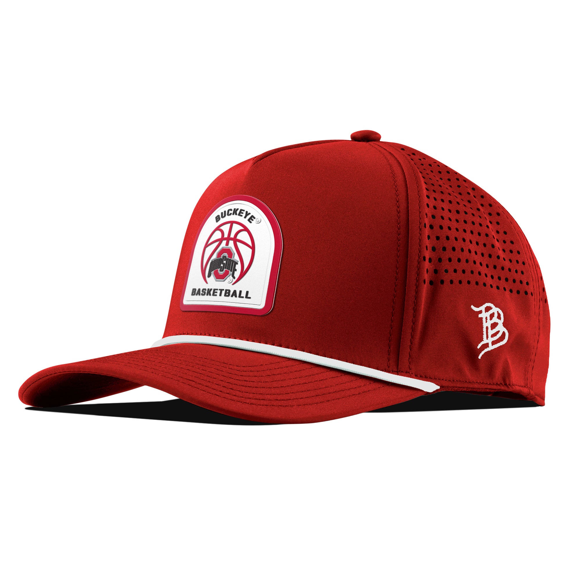 Ohio State University "Ohio State Basketball" Curved 5 Panel Rope Red