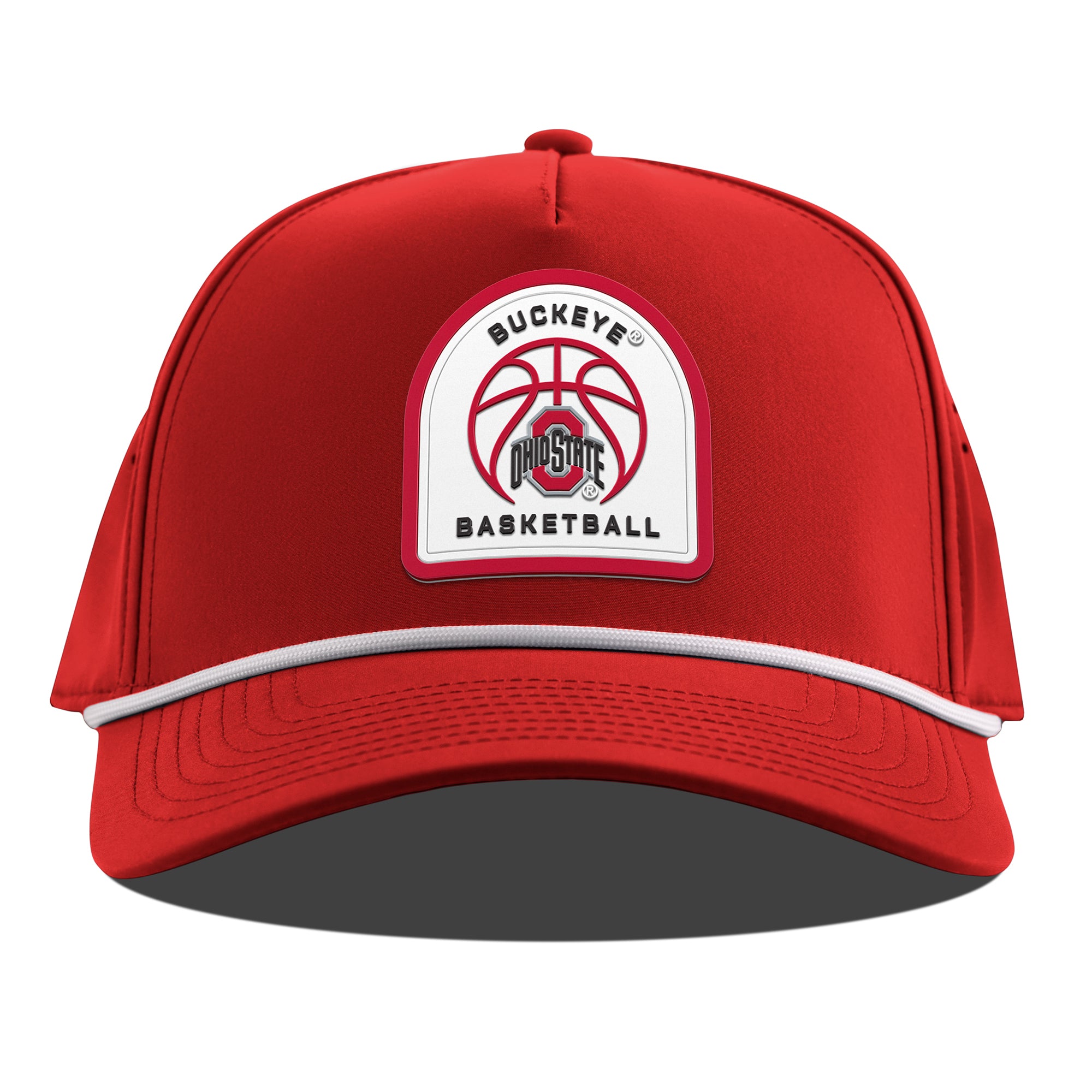Ohio State University "Ohio State Basketball" Curved 5 Panel Rope Red