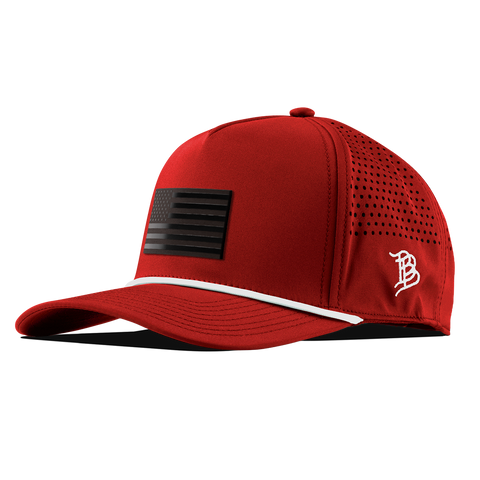 Old Glory Midnight Curved 5 Panel Rope Red/White