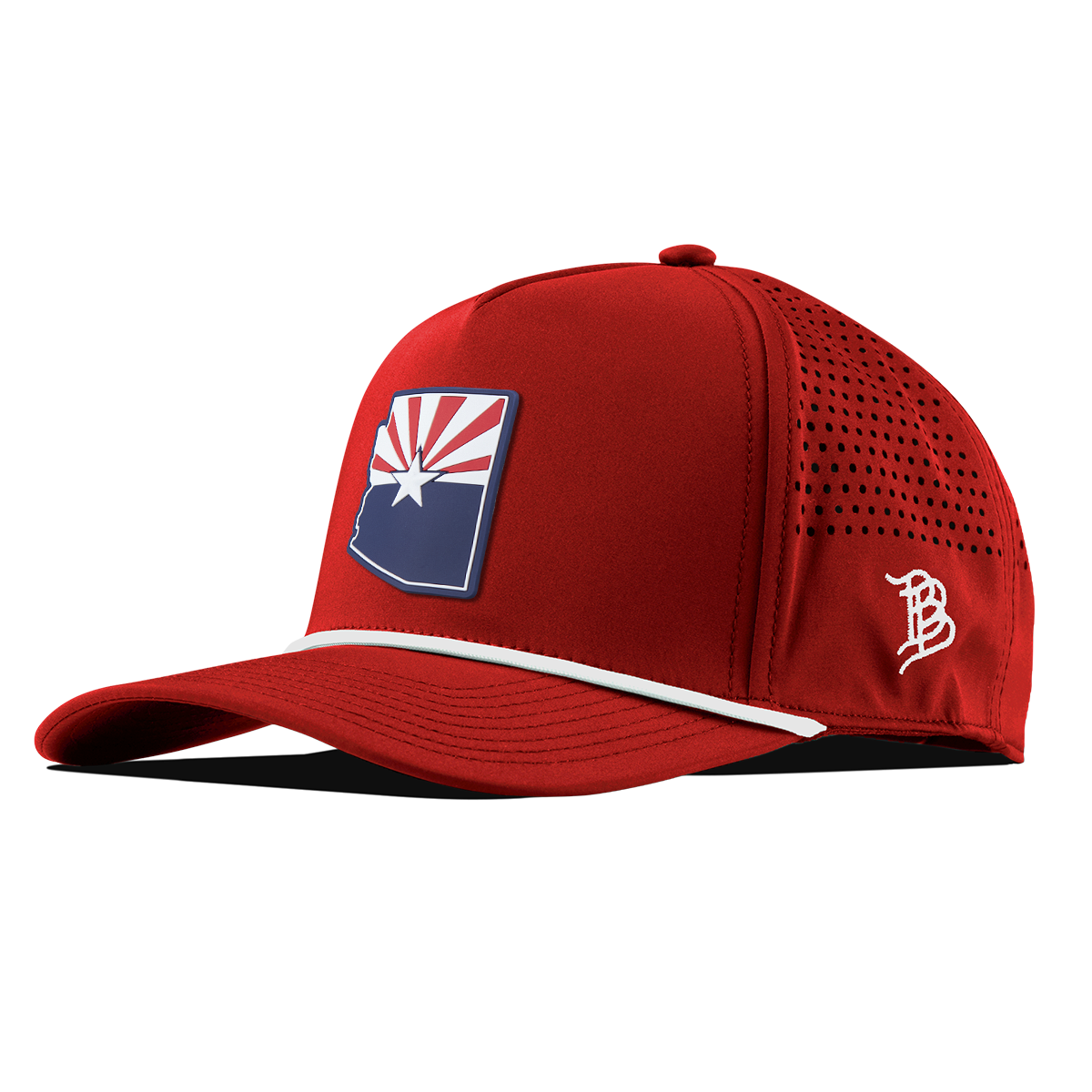 Arizona Patriot Series Curved 5 Panel Rope Red/White