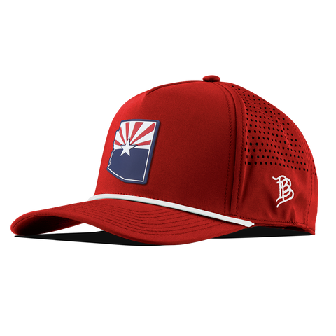 Arizona Patriot Series Curved 5 Panel Rope Red/White