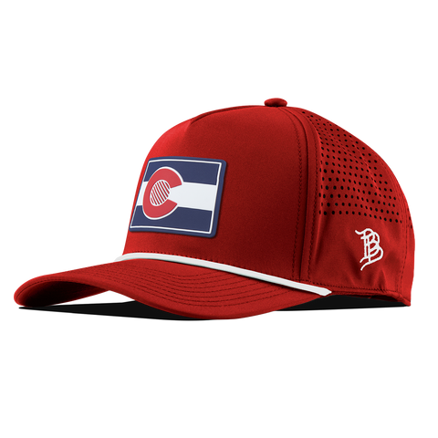 Colorado Patriot Series Curved 5 Panel Rope Red/White