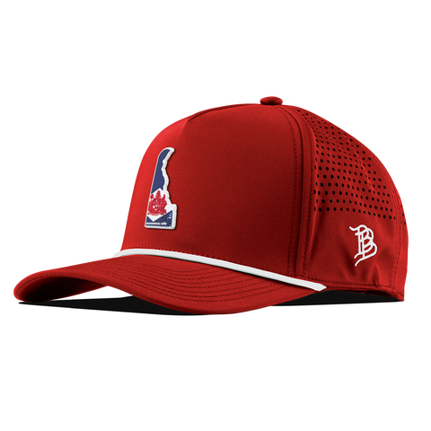 Delaware Patriot Series Curved 5 Panel Rope Red/White