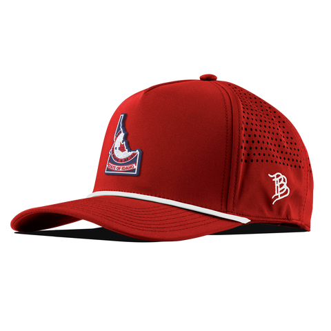 Idaho Patriot Series Curved 5 Panel Rope Red/White