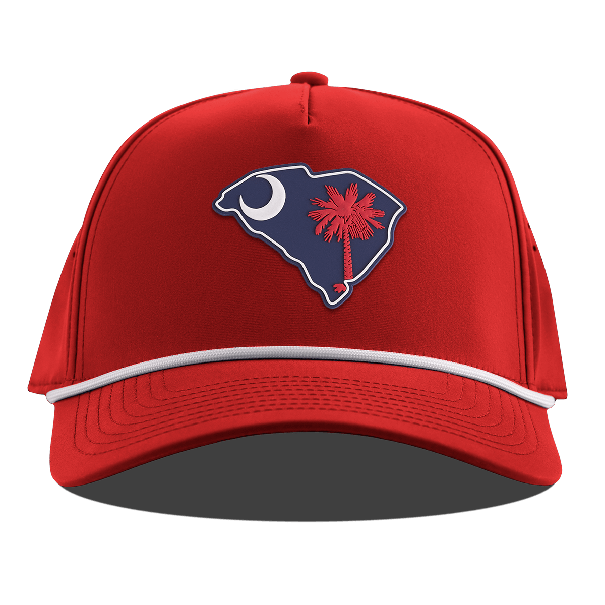 South Carolina Patriot Series Curved 5 Panel Rope Red