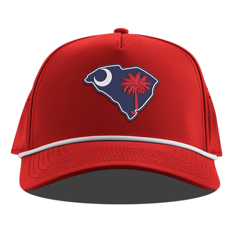 South Carolina Patriot Series Curved 5 Panel Rope Red