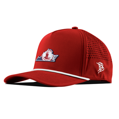 Virginia Patriot Series Curved 5 Panel Rope Red/White