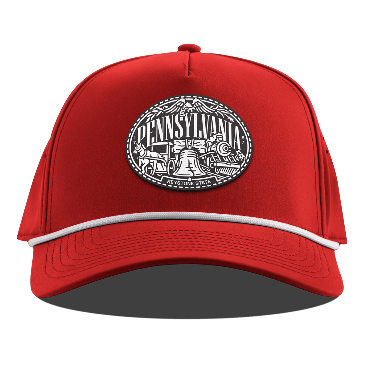Pennsylvania Traveler Curved 5 Panel Rope Red