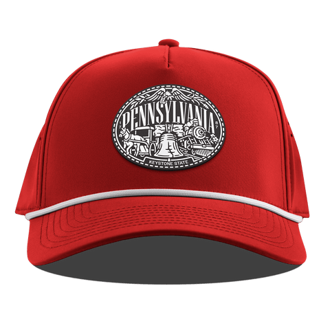 Pennsylvania Traveler Curved 5 Panel Rope Red