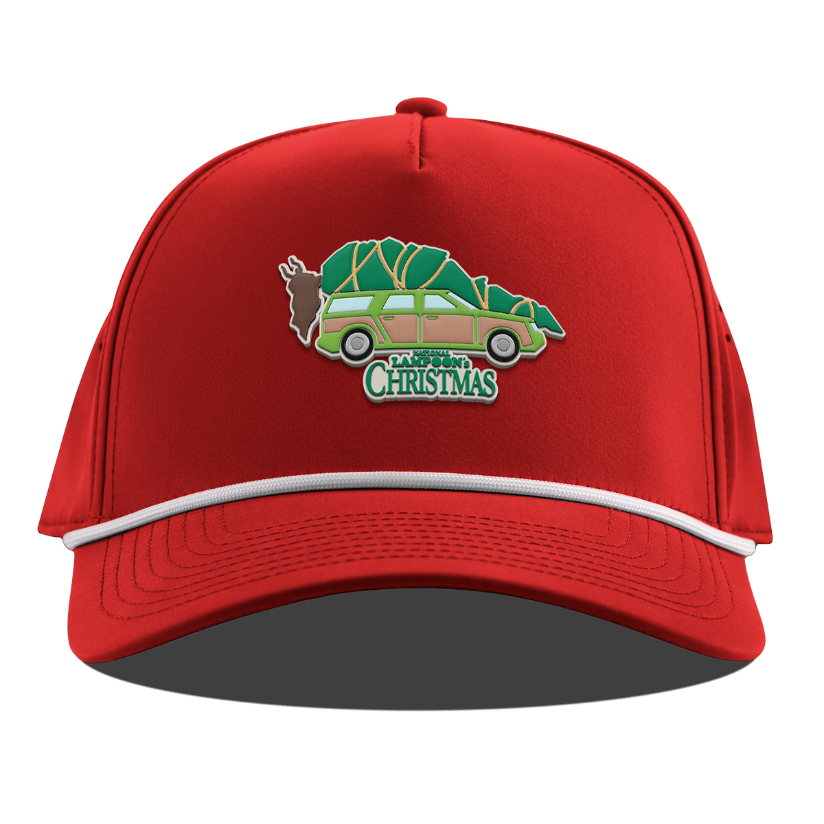 National Lampoon "Pine Chaser" Curved 5 Panel Rope Red
