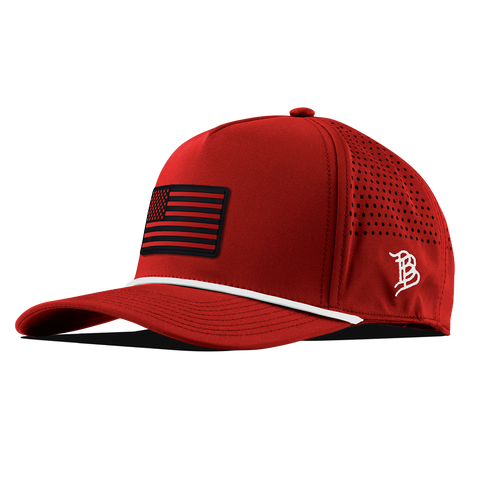 United Old Glory Curved 5 Panel Rope Red/White