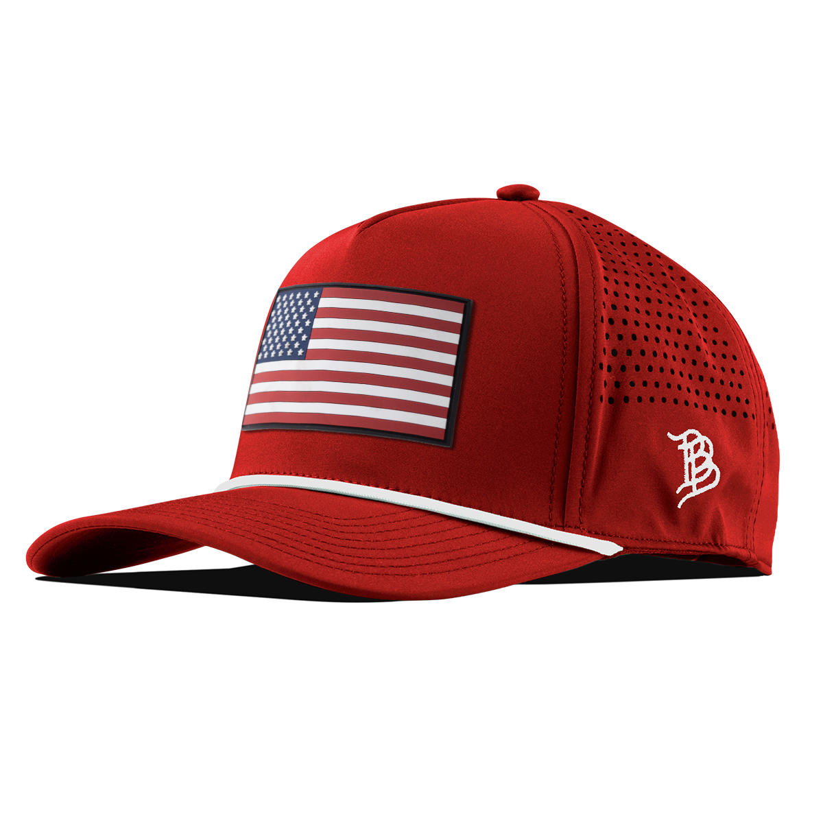 Salute PVC Curved 5 Panel Rope Red