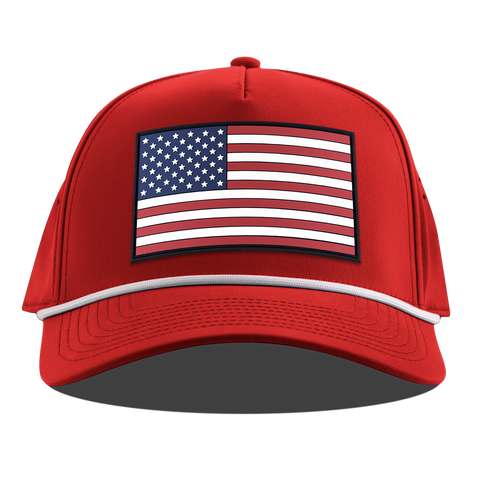 Salute PVC Curved 5 Panel Rope Red