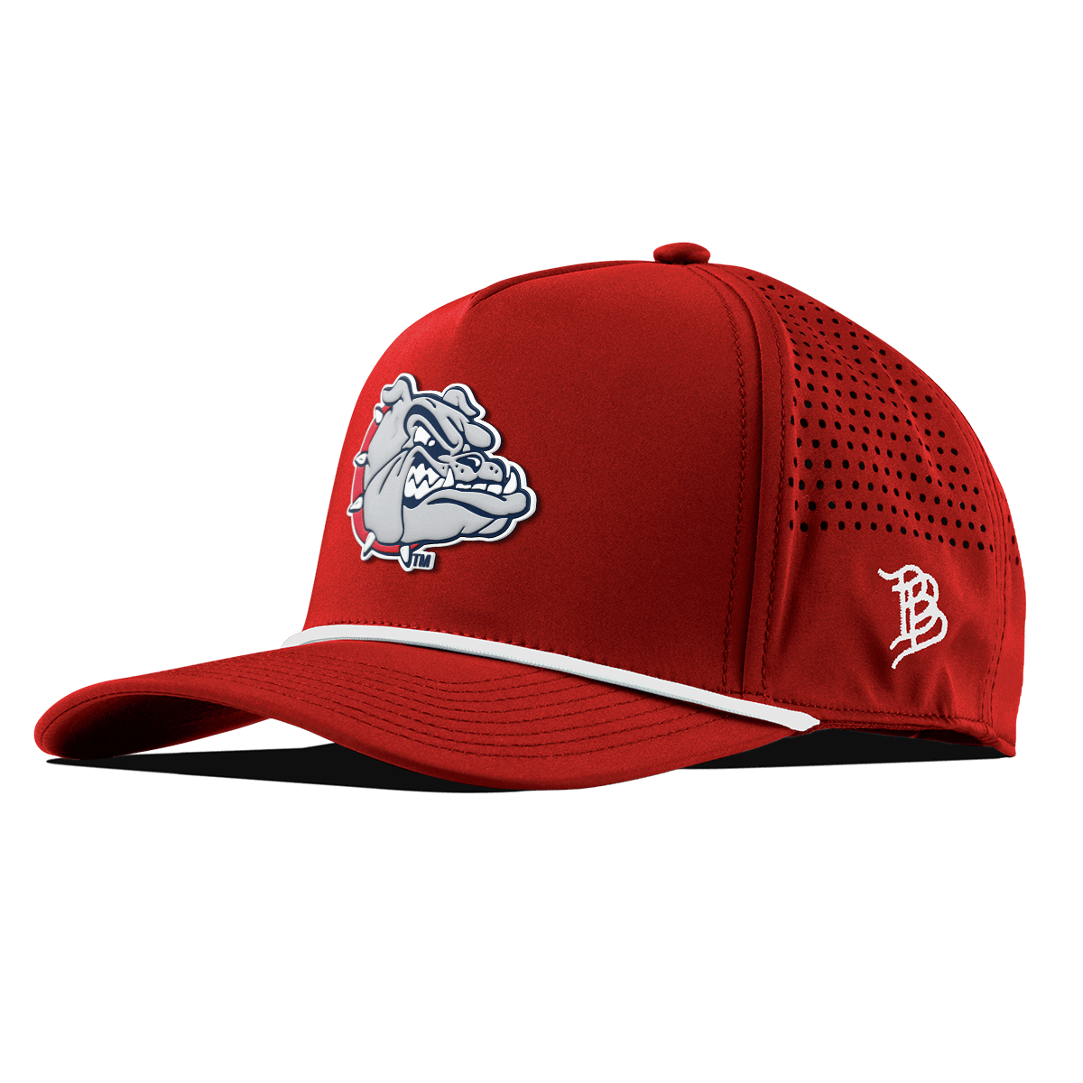 Gonzaga University "Spike The Bulldog" Curved 5 Panel Rope Red