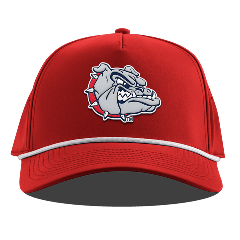 Gonzaga University "Spike The Bulldog" Curved 5 Panel Rope Red