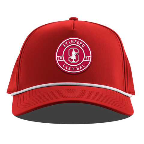 Stanford University "Stanford Seal" Curved 5 Panel Rope Red